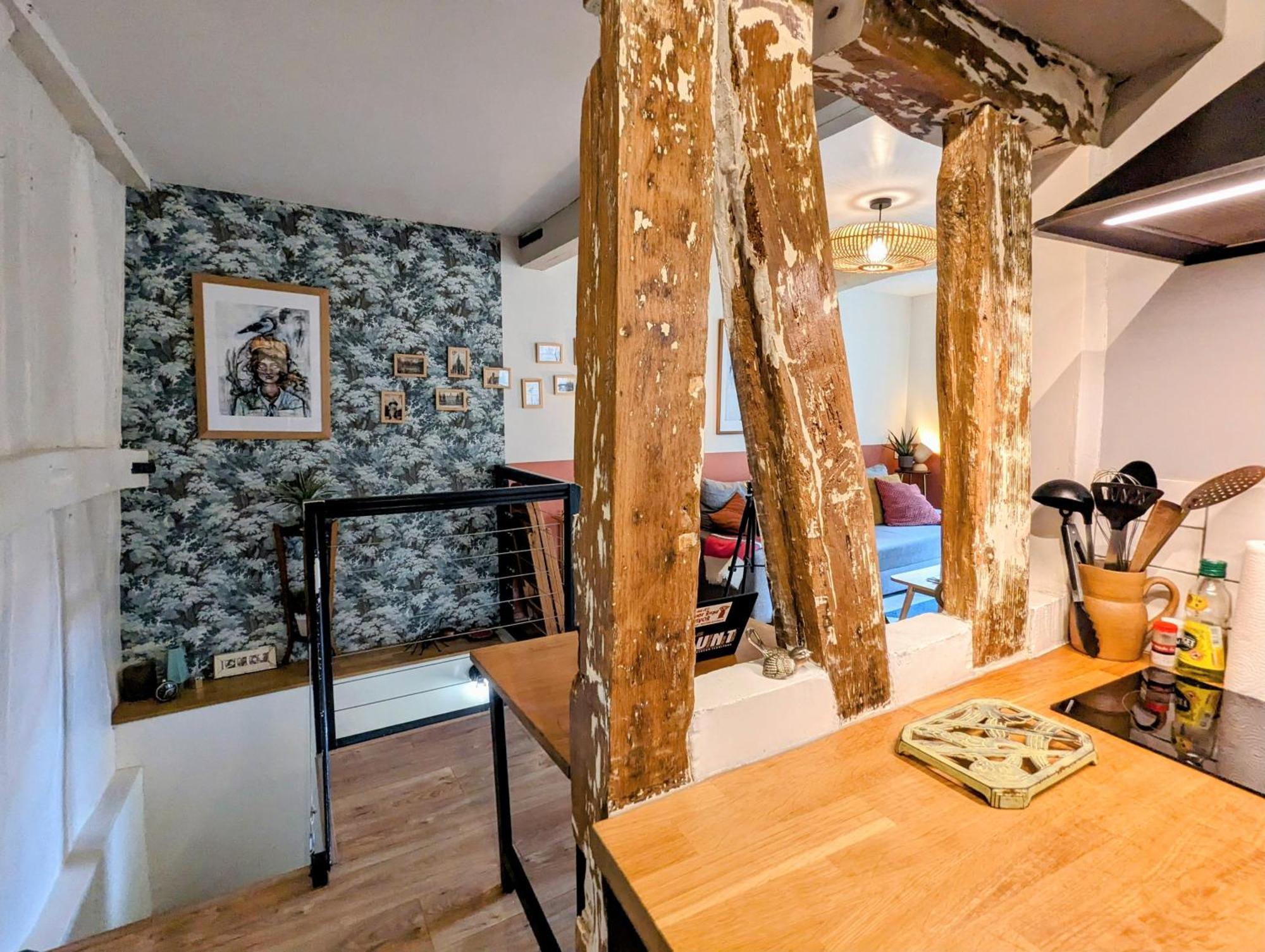 Artist Home - City Center - Bathtub - Terrasse - Full Appartment Rouen Exterior photo